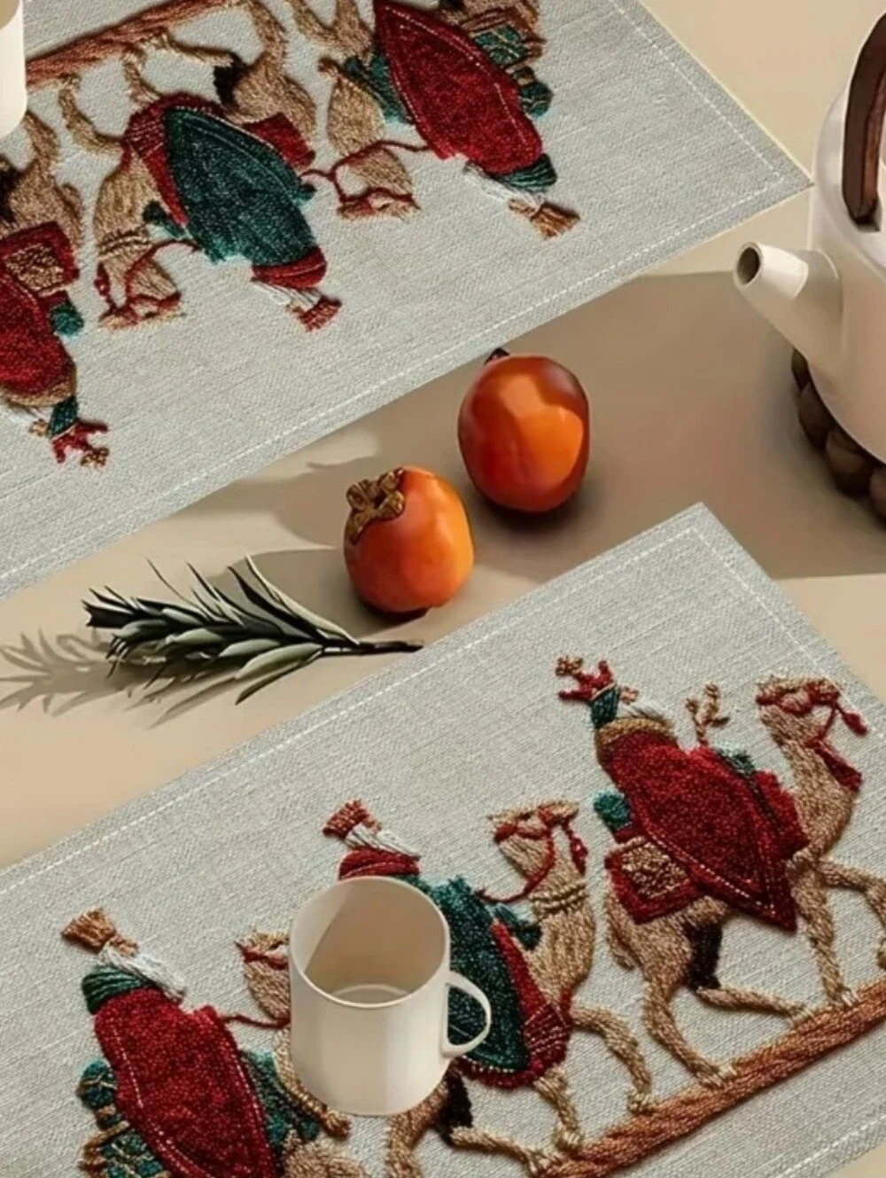 4 Piece 3 Wise Men Dinner Place Mats. 12X18